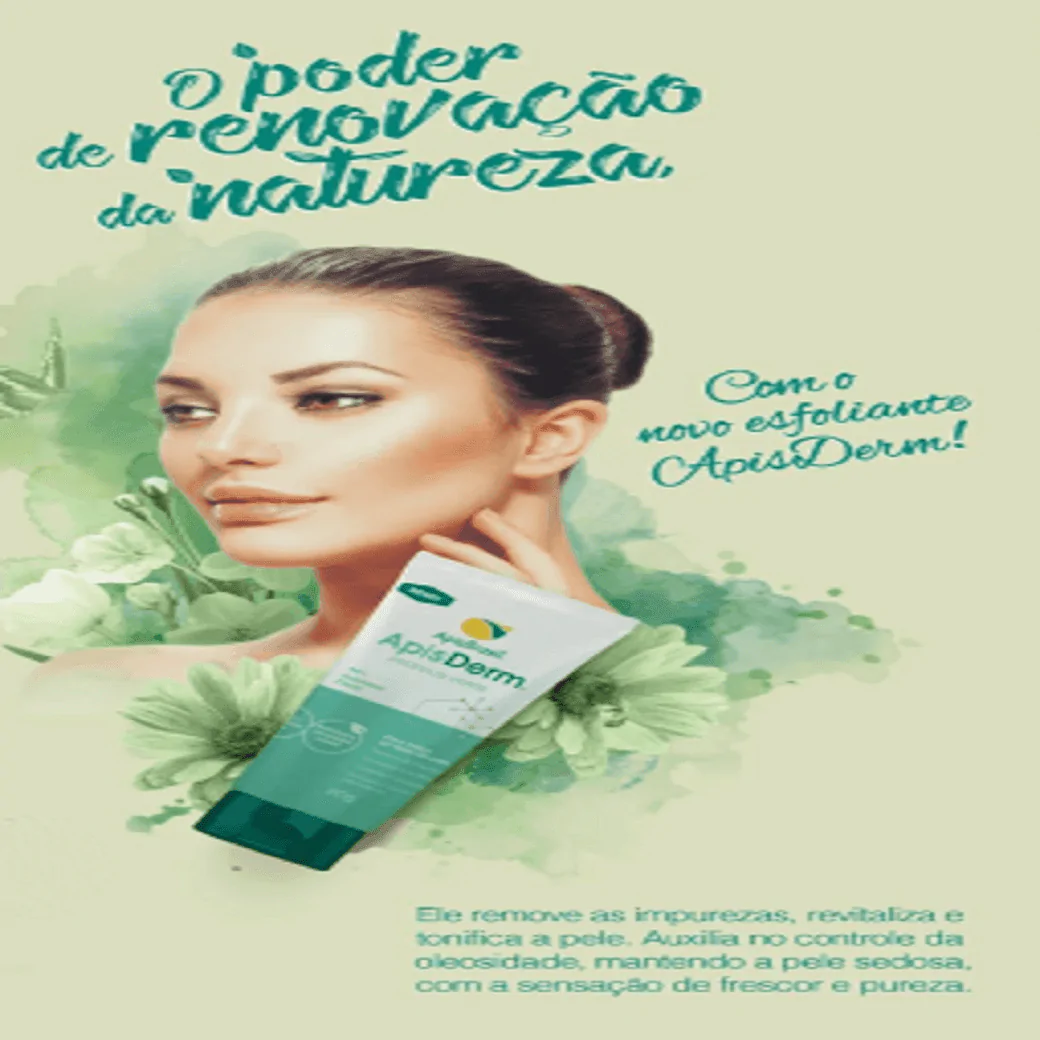 ESFOLIANTE FACIAL 60g - APISDERM - Imagem 2