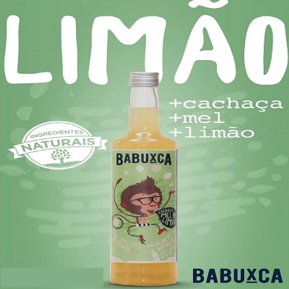 CACHAÇA MEL E LIMÃO - BABUXCA 700 ML