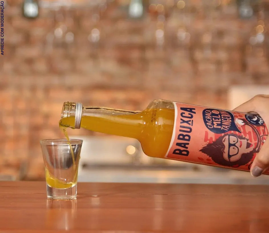 CACHAÇA TANGERINA E MEL - BABUXCA 700 ML - Imagem 2