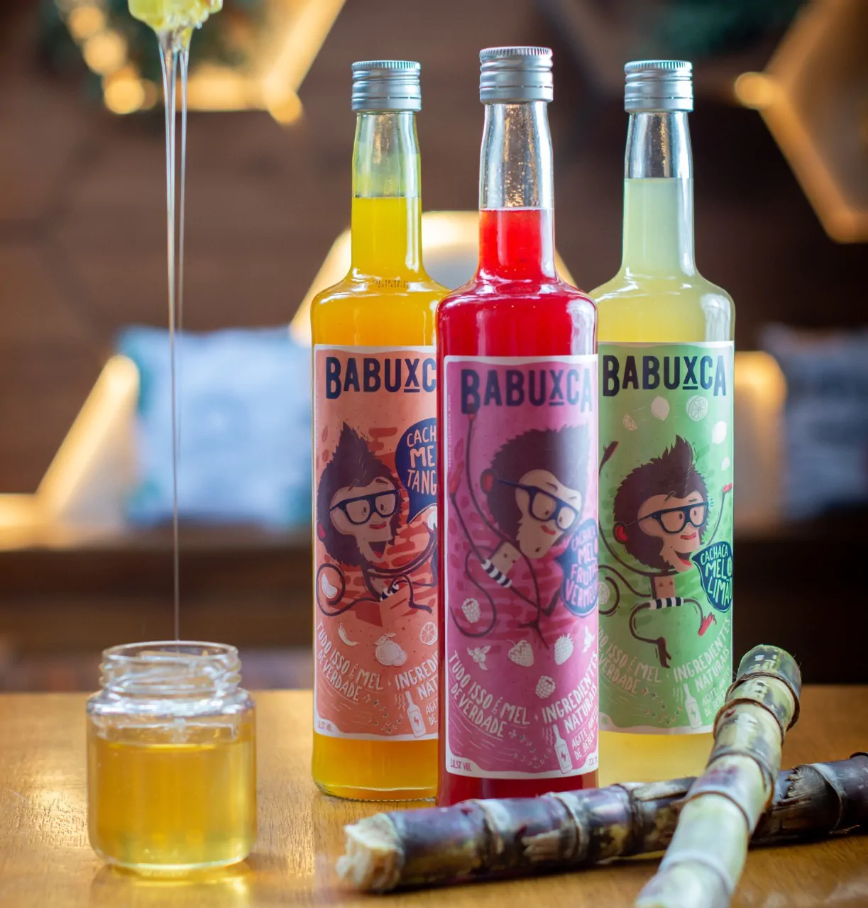 CACHAÇA MEL E LIMÃO - BABUXCA 700 ML - Imagem 3