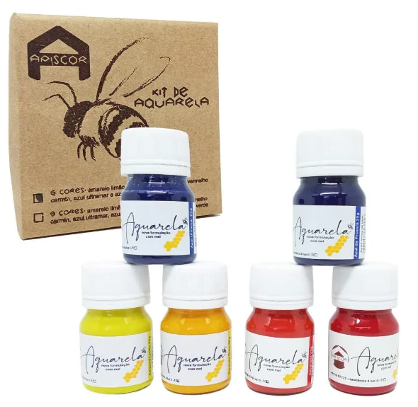 KIT DE AQUARELA  25 G C/6 CORES