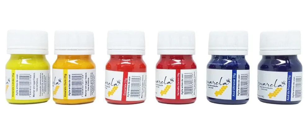 KIT DE AQUARELA 25 G C/6 CORES - Imagem 3