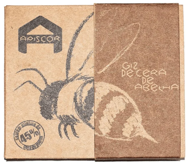 GIZ DE CERA DE ABELHA BASTÃO 8 CORES SORTIDAS - Imagem 2