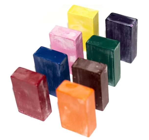 BLOCOS DE CERA DE ABELHA PARA DESENHOS 8 CORES SORTIDAS - Imagem 3