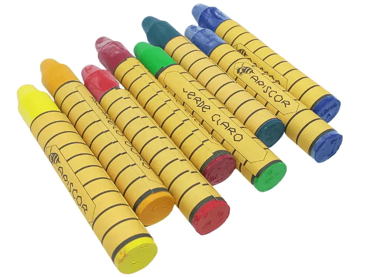 GIZ DE CERA EM BASTAO 8 CORES BÁSICAS - Imagem 7