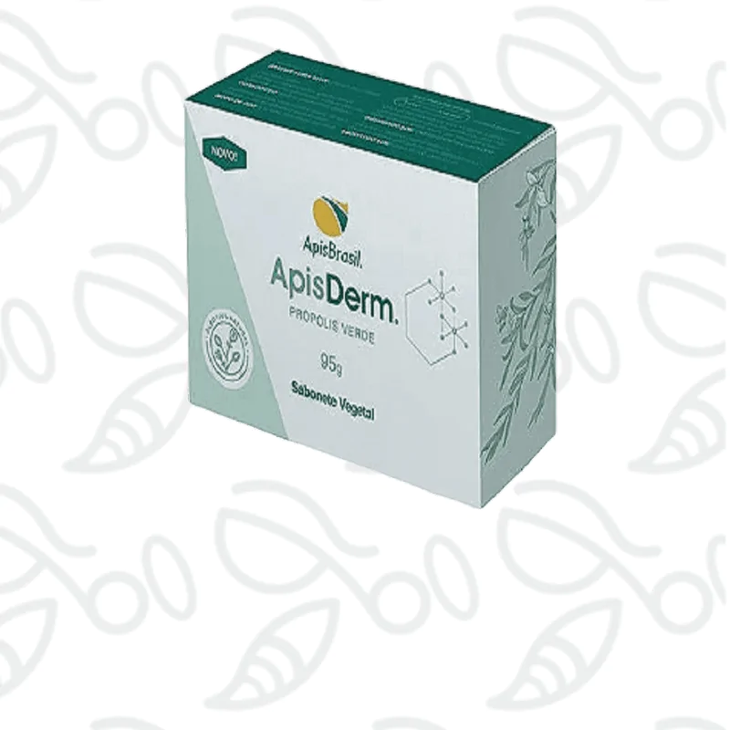 Sabonete Vegetal de Própolis Apisbrasil 95g – 2% de Extrato de Própolis | Natural, Suave e Antisséptico