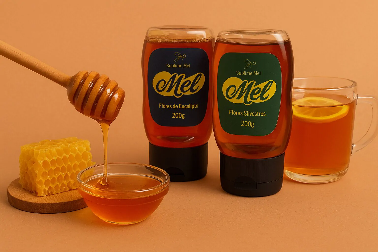 Mel Puro de Flores Silvestres e Eucalipto– 200g Combo– Sublime Mel® - Imagem 2