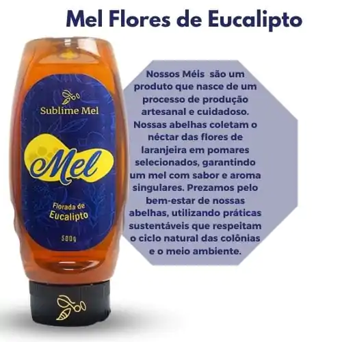 Mel de Flores de Eucalipto 500g | Puro e Natural – Sublime Mel® - Imagem 3