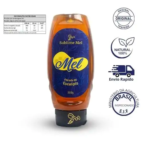 Mel de Flores de Eucalipto 500g | Puro e Natural – Sublime Mel® - Imagem 4
