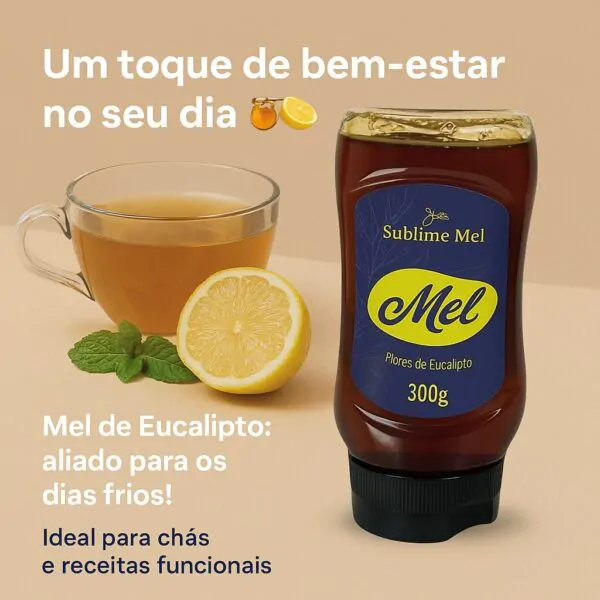 MEL DE FLORES DE EUCALIPTO 300g - SUBLIME MEL - Imagem 2