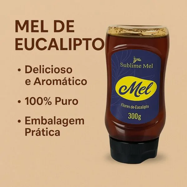 MEL DE FLORES DE EUCALIPTO 300g - SUBLIME MEL - Imagem 3