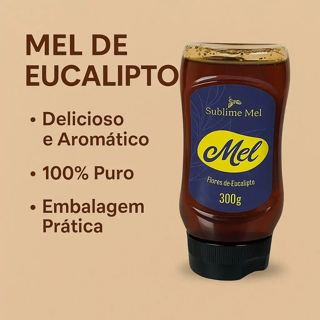 Mel Natural de Flores de Eucalipto 300g – Sublime Mel® - Imagem 3