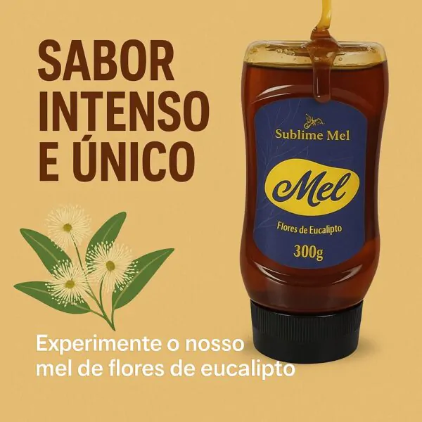 MEL DE FLORES DE EUCALIPTO 300g - SUBLIME MEL - Imagem 4