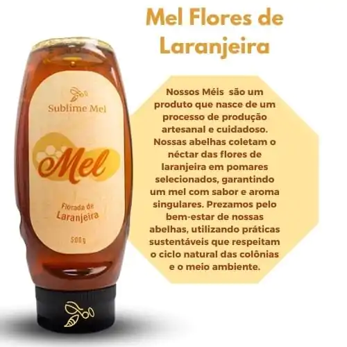 Mel de Flores de Laranjeira 500g - Sublime Mel® - Imagem 3
