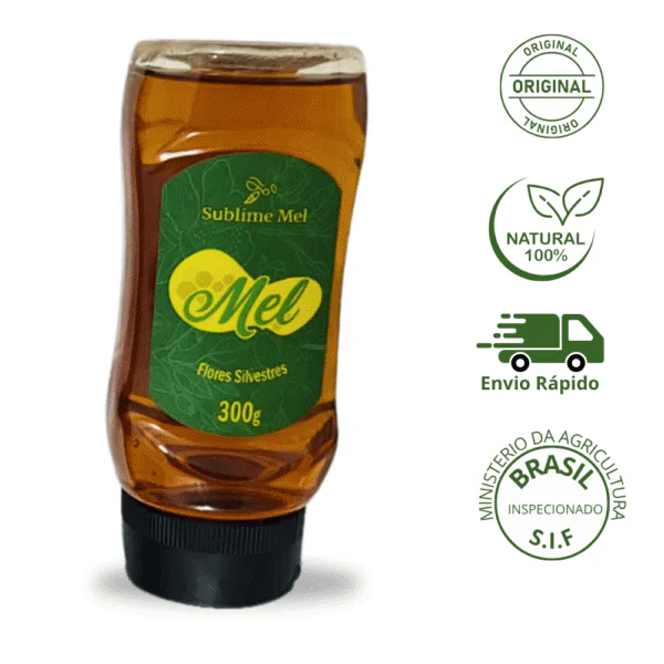 Mel de Flores Silvestres 300g | Natural, Versátil e Puro – Sublime Mel® - Imagem 2