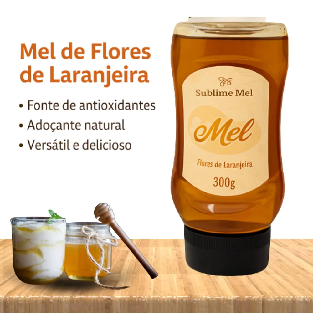 Mel de Flores de Laranjeira 300g | Delicado, Natural e Artesanal – Sublime Mel® - Imagem 2