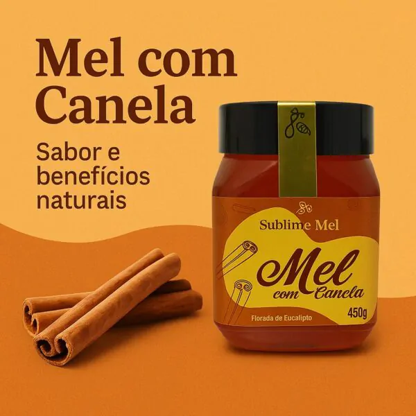 Mel Composto com Canela 450 G - Imagem 3