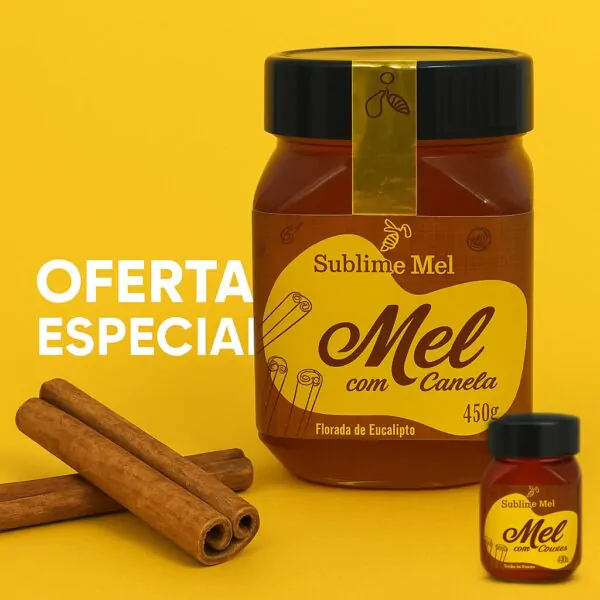 Mel Composto com Canela 450 G - Imagem 5