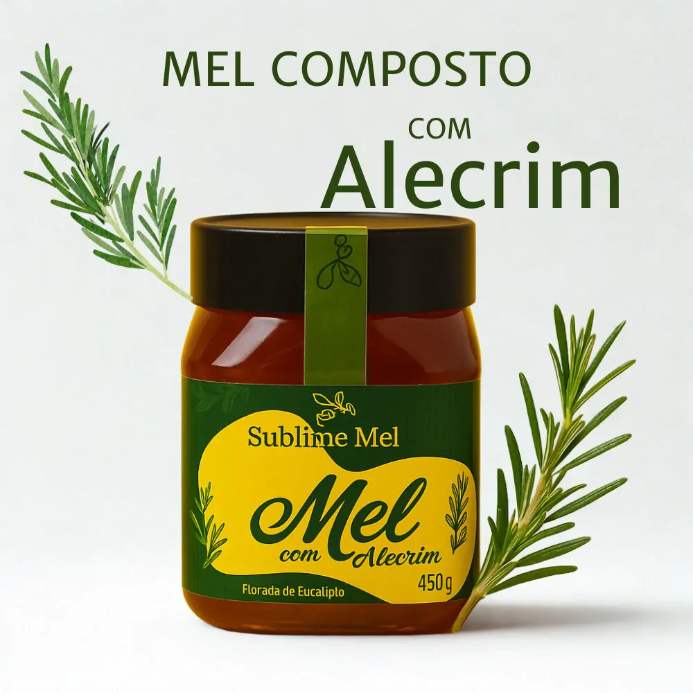 Mel Composto com Alecrim 450 g - Sublime Mel