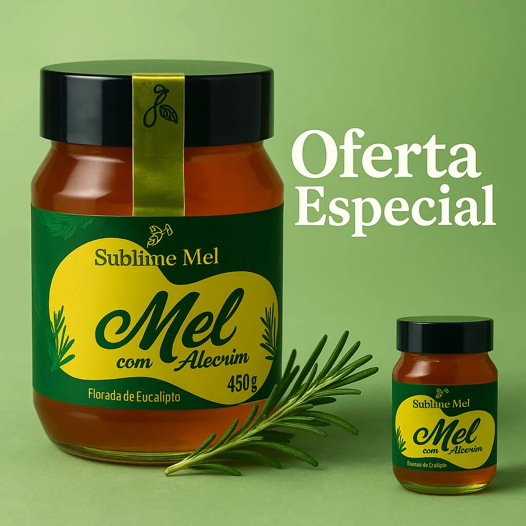 Mel Composto com Alecrim 450 g - Sublime Mel - Imagem 4